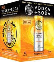 White Claw Vodka Soda Pineapple 4pk