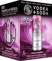 White Claw Cherry Vodka Seltzer 4pk Cans