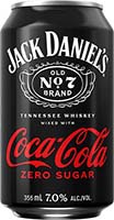 Jack Daniels Rtd & Zero Coke 4pk Can
