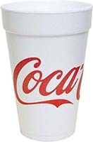 Coca Cola 16oz Styrofoam Cups