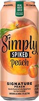 Simply Spkd Peach 24oz