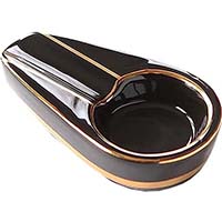 Ceramic Colored Cigar Ashtrays With Gold Line As153