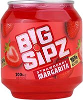 Big Sipz Strawberry Margarita 200ml Can
