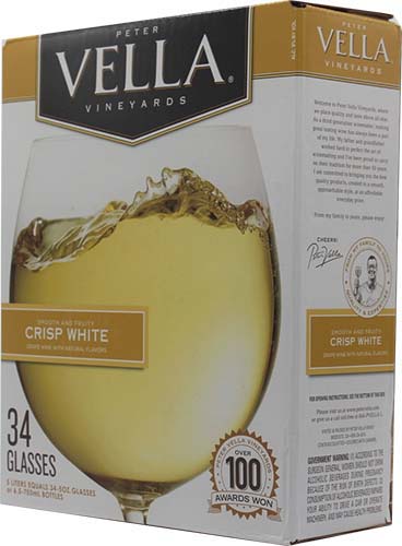 Peter Vella Box Crisp White