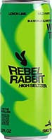 Rebel Rabbit Lemon Lime High Selzer 4pk C 12oz