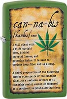 Zippo 49119 Cannabis Design Is Out Of Stock