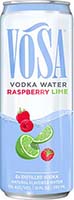Vosa Vodka Water  Raspberry Lime