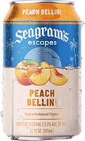 Seagram Escapes Peach Bellini 7.5oz Can