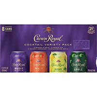 Crown Royal Cocktails Variety Pack 8pk 12 Oz Cans
