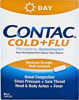 Contac Cold + Flu 8 Caplets
