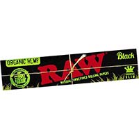 Raw Black Organic Hemp Rolling Papers