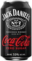 Jack Daniel's & Coke Zero 4pk Cans