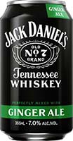 Jack Daniels Whiskey And Ginger Ale 4pk
