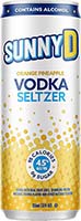 Sunny D Vodka Seltzer Orange Pineapple 355ml.
