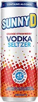 Sunny D Vodka Seltzer Orange Strawberry355ml.
