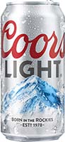 Coors Light Aluminum Bottles Single