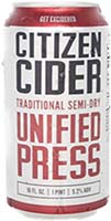 Citizen Cider Unified Press 4pk C 16oz
