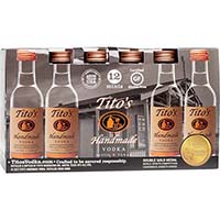 Tito`s Handmade Vodka 12 Pack Of 50mls