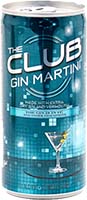 Club Gin Martini Can