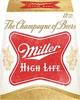 Miller High Life 12pk Lnnr