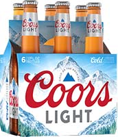 Coors Light 6 Pk Bottle