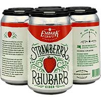Embark Strawberry Rhubarb Cider 4pk C 12oz