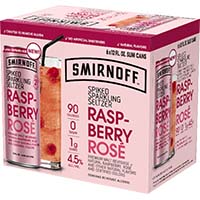 Smirnoff Seltzer Raspberry Rose