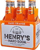Henrys Hard Orange Soda 6pk Bottle