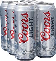 Coors Light Lager Beer Tall 16oz Cans