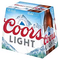 Coors Light Lager Beer 12 Pk 8 Oz