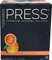 Press Seltzer Grapefruit 6 Pack