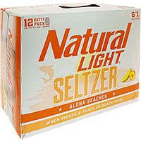 Natural Light Seltzer Aloha Beaches 12 Pk Cans