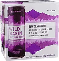 Wild Basin Black Raspberry Boozy Seltzer 6pk Can