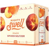 Mighty Swell Peach Spiked Seltzer