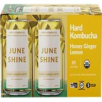 Juneshine Kombucha Honey Ginger Lemon