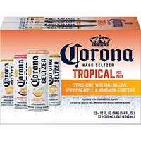 corona tropical hard seltzer variety  12pk can