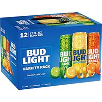 Bud Light Peel Lime, Lemonade & Orange 12pk Can