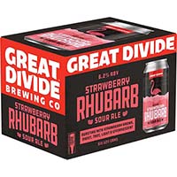 Great Divide Strawberry Rhubarb Cans