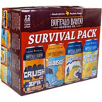 Buffalo Bayou Survival Pack Variety 12pk Can