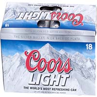 Coors Light 18 Pack Cans