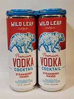 Wild Leap Rtd Strawberry Mango Vodka 4pk Cans*