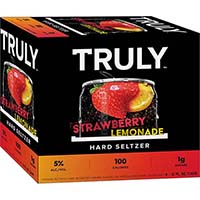 Truly Hard Seltzer Strawberry Lemonade, Spiked & Sparkling Water
