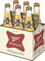 Miller High Life American Lager 6pk/12oz Bottle