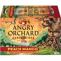 Angry Orch Peach Mango Cider 6pak 12oz Can