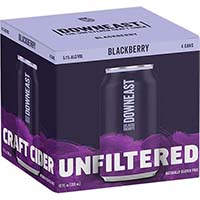 Downeast Blkberry Cider 4pk Can