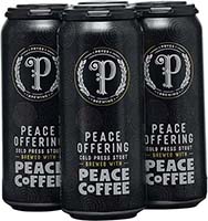 Pryes Brewing Peace Offering Peace Coffee Cold Pressed Stout 4 Pk Cans