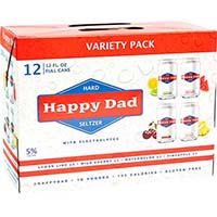 Happy Dad Seltzer 12pk Variety Can