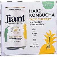 Jiant Taco Tuesday Pina-jalapeno Hard Kombucha 6pk Cans