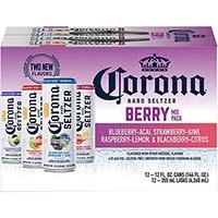 Corona Hard Seltzer Berry Mix Variety Pack Gluten Free Spiked Sparkling Water