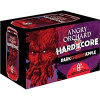 Angry Orchard Hard Core Dark Cherry Apple 8% Abv Hard Cider, Spiked